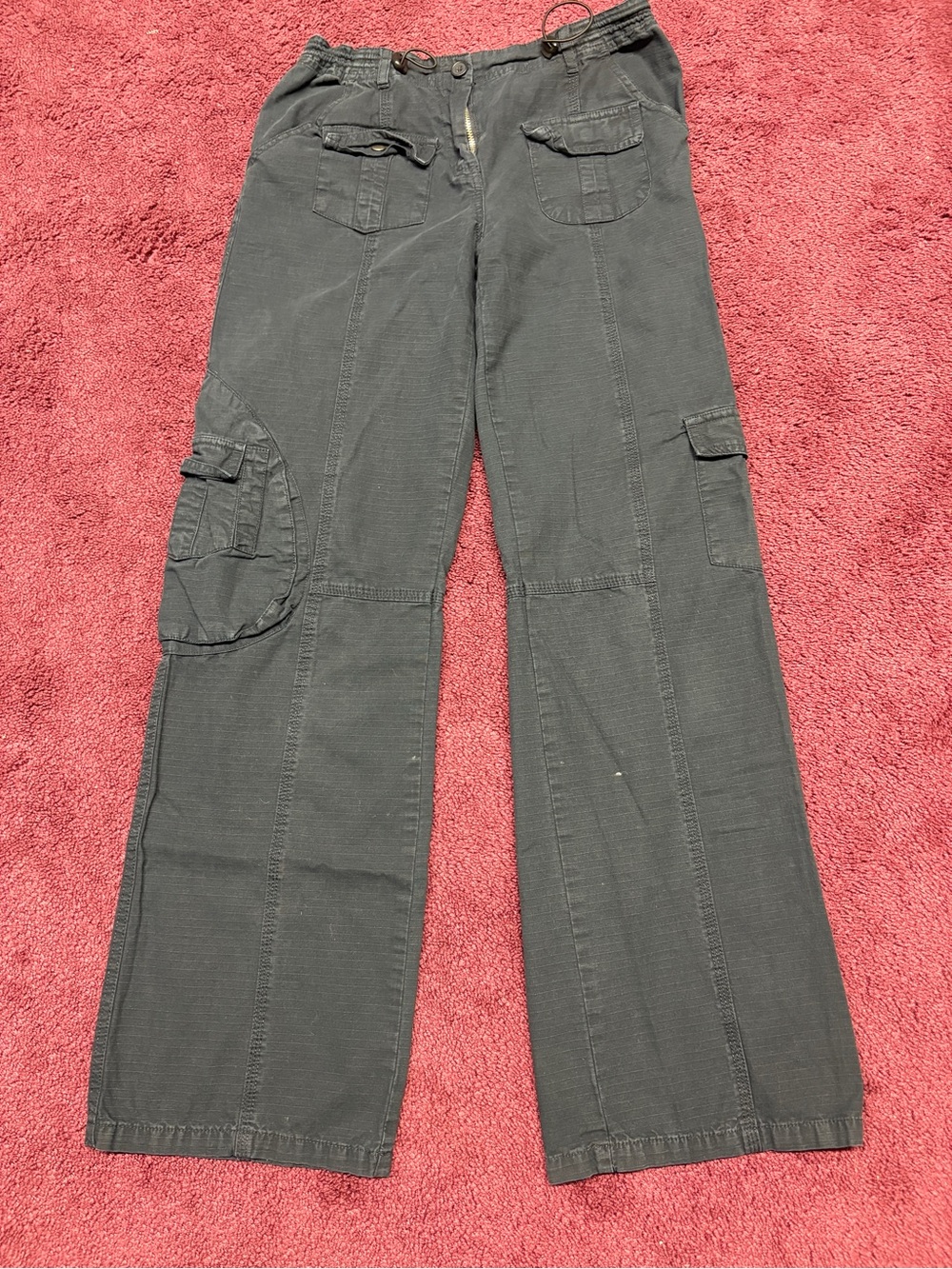 Grey Cargo Pants